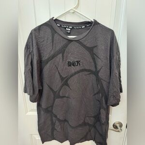 DGK Men's Charcoal Thorn Graphic Tee Mens XL #E